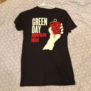 Green Day American Idiot women’s small black Shirt